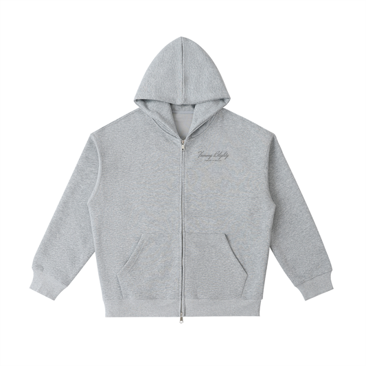 LAYERED ZIP-UP