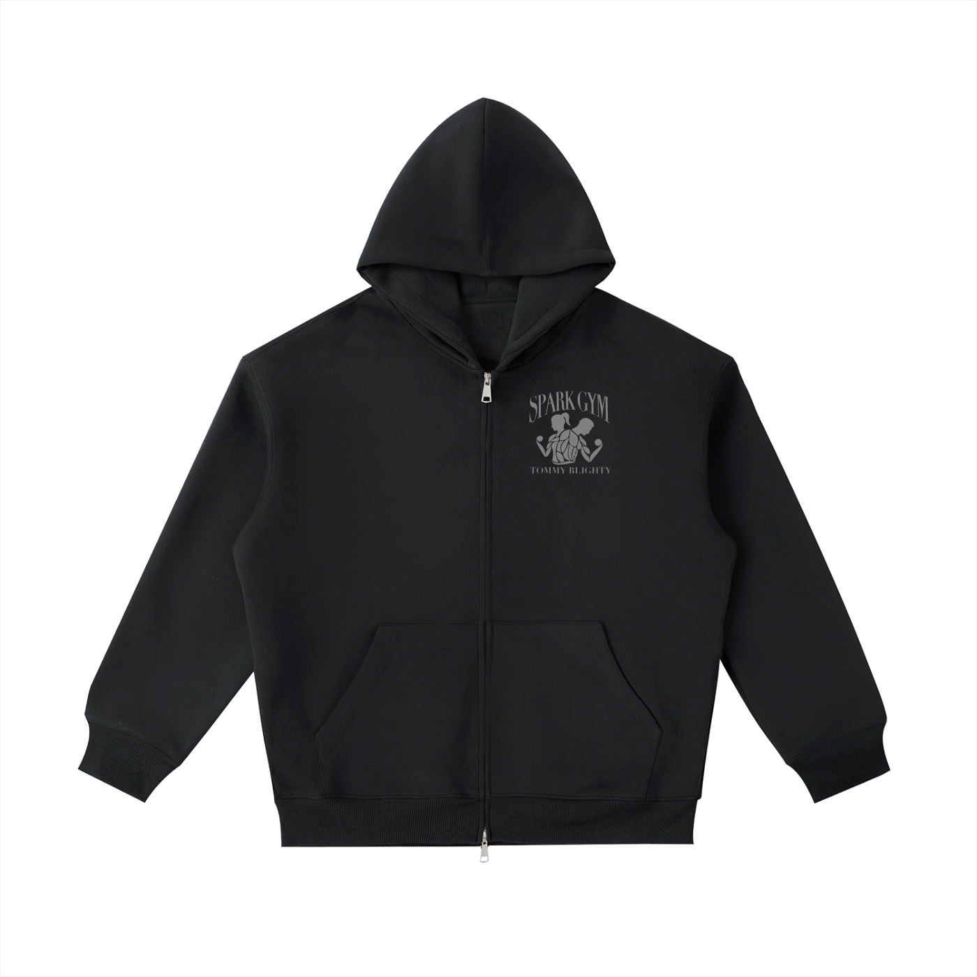 SPARK GYM LEGACY LAYERED ZIP UP