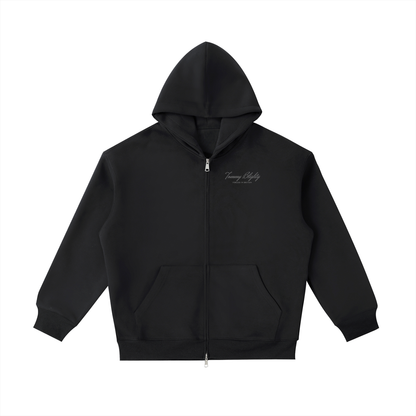 LAYERED ZIP-UP